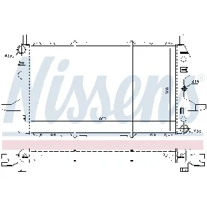 Hladnjak, hlađenje motora NISSENS NIS 62224 IC-364615
