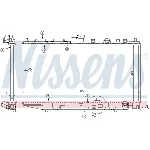Hladnjak, hlađenje motora NISSENS NIS 62256 IC-472720