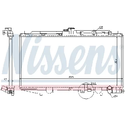 Hladnjak, hlađenje motora NISSENS NIS 62276 IC-364630