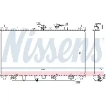 Hladnjak, hlađenje motora NISSENS NIS 622831 IC-A35901