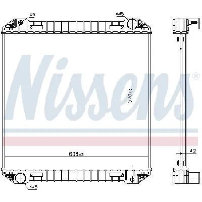 Hladnjak, hlađenje motora NISSENS NIS 623440 IC-G0U6KE