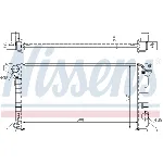 Hladnjak, hlađenje motora NISSENS NIS 62369A IC-9AE4BC