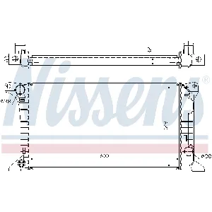 Hladnjak, hlađenje motora NISSENS NIS 62369A IC-9AE4BC