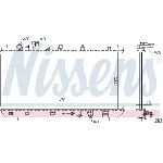 Hladnjak, hlađenje motora NISSENS NIS 624041 IC-A9615F