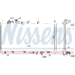 Hladnjak, hlađenje motora NISSENS NIS 624041 IC-A9615F