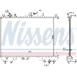 Hladnjak, hlađenje motora NISSENS NIS 62409A IC-364646