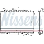 Hladnjak, hlađenje motora NISSENS NIS 62444A IC-364861
