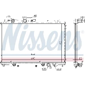 Hladnjak, hlađenje motora NISSENS NIS 62444A IC-364861