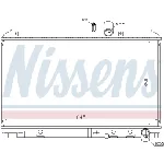 Hladnjak, hlađenje motora NISSENS NIS 62458 IC-A35902