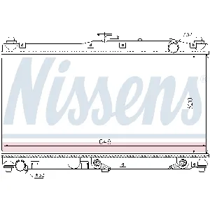 Hladnjak, hlađenje motora NISSENS NIS 62467 IC-A35909