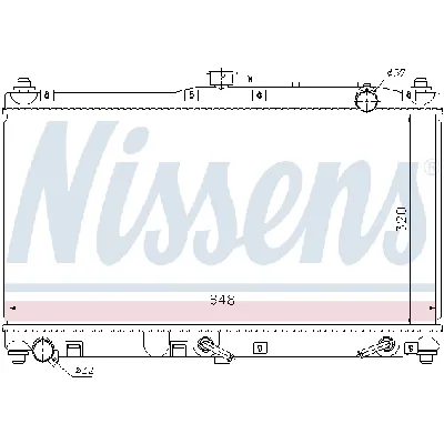 Hladnjak, hlađenje motora NISSENS NIS 62467 IC-A35909