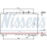 Hladnjak, hlađenje motora NISSENS NIS 62482A IC-A81B83