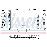 Hladnjak, hlađenje motora NISSENS NIS 62618 IC-472982