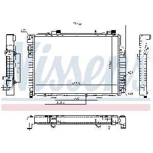Hladnjak, hlađenje motora NISSENS NIS 62618 IC-472982