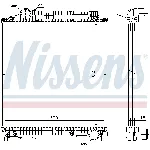 Hladnjak, hlađenje motora NISSENS NIS 626470 IC-B8BE01