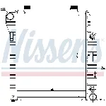 Hladnjak, hlađenje motora NISSENS NIS 62654 IC-472985