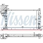 Hladnjak, hlađenje motora NISSENS NIS 62685A IC-A3FD4C