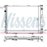 Hladnjak, hlađenje motora NISSENS NIS 62695A IC-364867