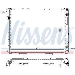Hladnjak, hlađenje motora NISSENS NIS 62695A IC-364867