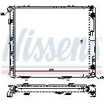 Hladnjak, hlađenje motora NISSENS NIS 62698A IC-364869