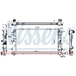 Hladnjak, hlađenje motora NISSENS NIS 627062 IC-DF1BB9