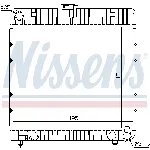 Hladnjak, hlađenje motora NISSENS NIS 62710 IC-364668