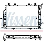 Hladnjak, hlađenje motora NISSENS NIS 62713A IC-473008