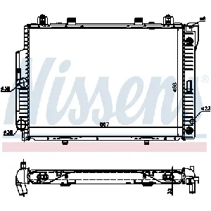 Hladnjak, hlađenje motora NISSENS NIS 62713A IC-473008