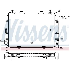 Hladnjak, hlađenje motora NISSENS NIS 62716A IC-473010