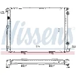 Hladnjak, hlađenje motora NISSENS NIS 62721A IC-473011