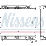 Hladnjak, hlađenje motora NISSENS NIS 62724A IC-473013