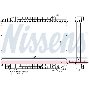 Hladnjak, hlađenje motora NISSENS NIS 62727A IC-364870