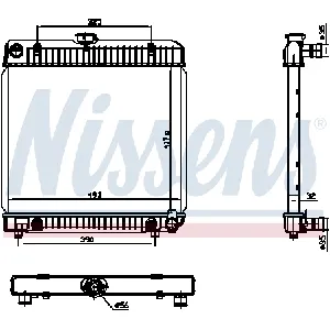 Hladnjak, hlađenje motora NISSENS NIS 62740 IC-364669