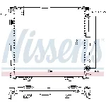 Hladnjak, hlađenje motora NISSENS NIS 62751A IC-473022