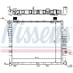 Hladnjak, hlađenje motora NISSENS NIS 62754A IC-473024