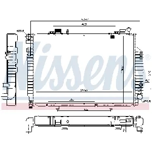 Hladnjak, hlađenje motora NISSENS NIS 62765 IC-473031
