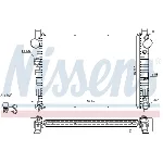 Hladnjak, hlađenje motora NISSENS NIS 62771A IC-A96152