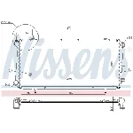 Hladnjak, hlađenje motora NISSENS NIS 62785A IC-B8BE0A