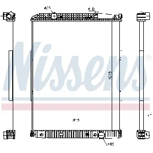 Hladnjak, hlađenje motora NISSENS NIS 627910 IC-9DD846