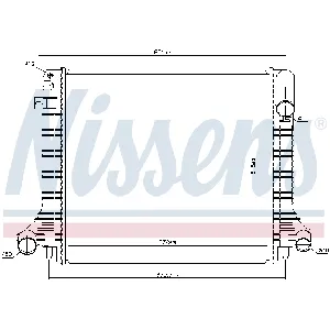 Hladnjak, hlađenje motora NISSENS NIS 62798 IC-B11FA6