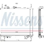 Hladnjak, hlađenje motora NISSENS NIS 62852 IC-473085