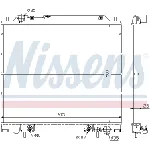 Hladnjak, hlađenje motora NISSENS NIS 62855 IC-473087