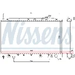 Hladnjak, hlađenje motora NISSENS NIS 62865 IC-473095