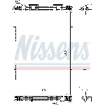 Hladnjak, hlađenje motora NISSENS NIS 628720 IC-9DD85A