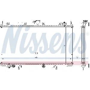 Hladnjak, hlađenje motora NISSENS NIS 62924A IC-398518