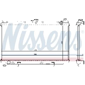 Hladnjak, hlađenje motora NISSENS NIS 62927A IC-392496