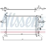 Hladnjak, hlađenje motora NISSENS NIS 63016 IC-A9613D
