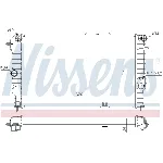 Hladnjak, hlađenje motora NISSENS NIS 630631 IC-A96139
