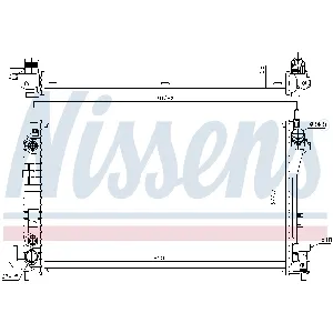 Hladnjak, hlađenje motora NISSENS NIS 630703 IC-C730EF