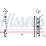 Hladnjak, hlađenje motora NISSENS NIS 63072A IC-364695